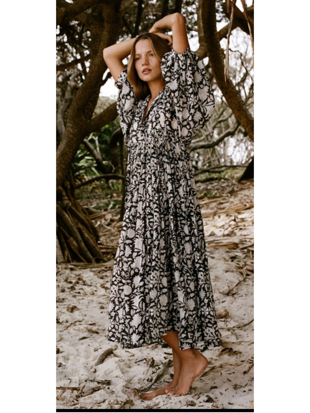 Daughters Of India KYRA MIDI DRESS ~ PEPPER XS